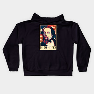 Charles Dickens Propaganda Pop Art Kids Hoodie